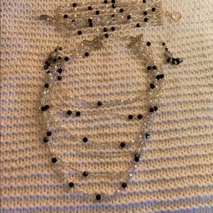 Matching earnings, necklace & bracelet